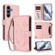 thumbnail image 1 of Funda Cartera Mariposa para [Samsung Galaxy S24 Plus] con Soporte y Cremallera Rosa, 1 of 6