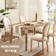 thumbnail image 4 of Camino De Mesa Decoración Yute Manteles De Centro 180 X 30 Cm Café Cremoso, 4 of 10