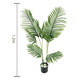 thumbnail image 4 of Palmera Artificial Decorativa 120 Cm Con Macetero, 4 of 6