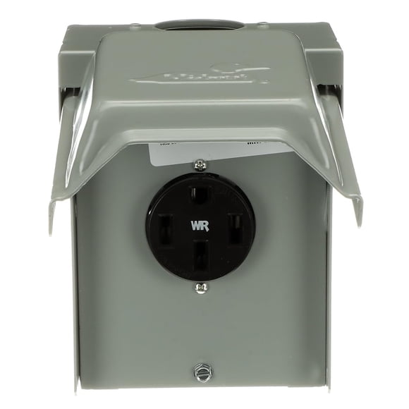 Enchufe eléctrico Midwest U054P 50A 14-50 RWR 120/240 V resistente a la intemperie