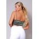 thumbnail image 2 of Top Sexy con Tirantes Finos y Fruncido en la Parte Delantera con Bufanda, 2 of 4