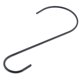 thumbnail image 1 of Gancho de almacenamiento NX Garden 30 cm (3 unidades) metal negro, 1 of 1