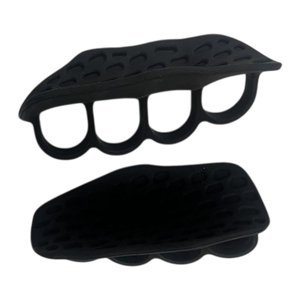 Magideal - 2 Piezas Agarres Para Levantamiento De Pesas Soportes De Mano Guantes De Entrenamiento Y Manoplas De Gimnasia Con Diseño Ergonómico Adecuado Para Adultos Negro