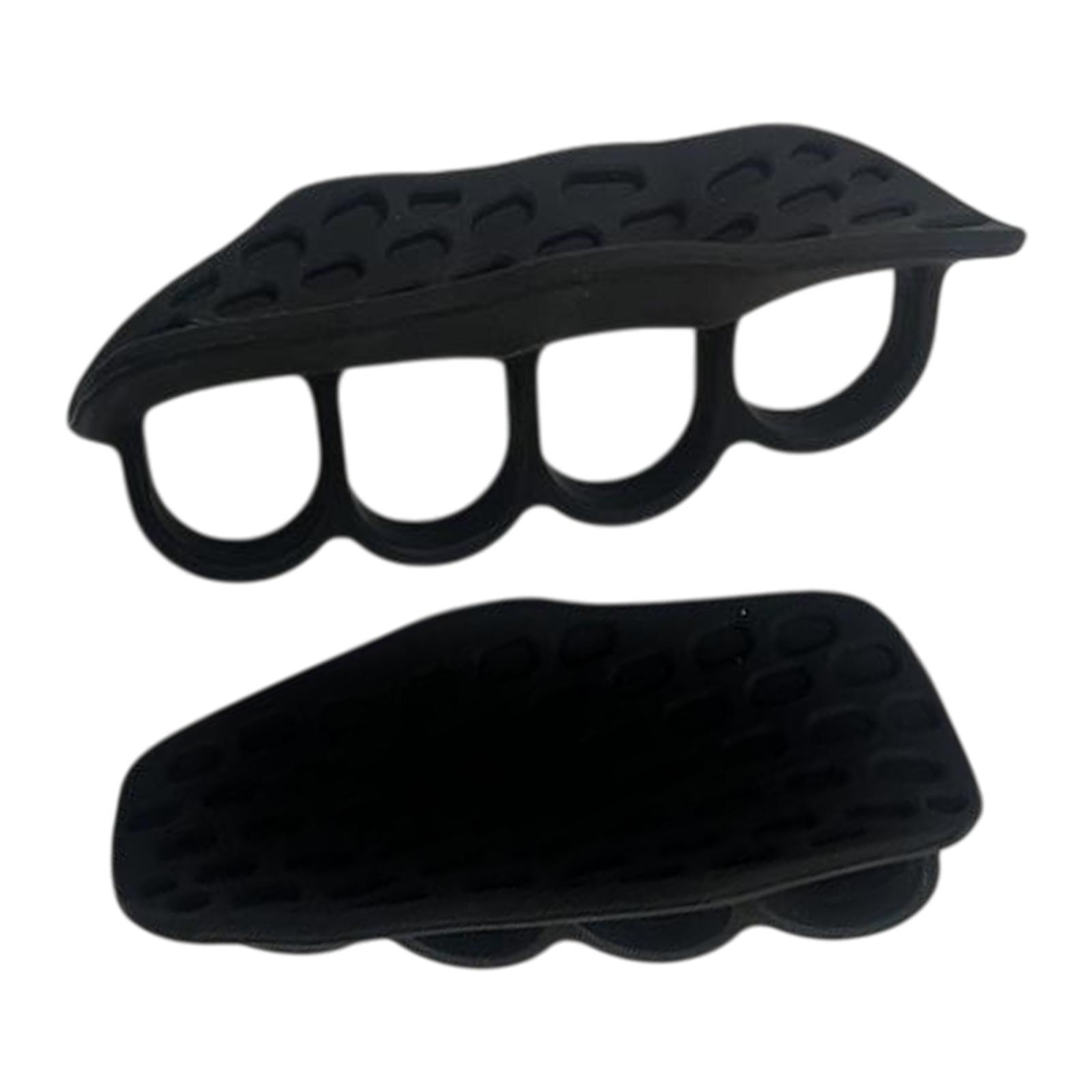 Magideal - 2 Piezas Agarres Para Levantamiento De Pesas Soportes De Mano Guantes De Entrenamiento Y Manoplas De Gimnasia Con Diseño Ergonómico Adecuado Para Adultos Negro