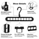 thumbnail image 5 of Organizadores de armario HEYHOUSE Magic, 6 perchas que ahorran espacio, 5 of 7
