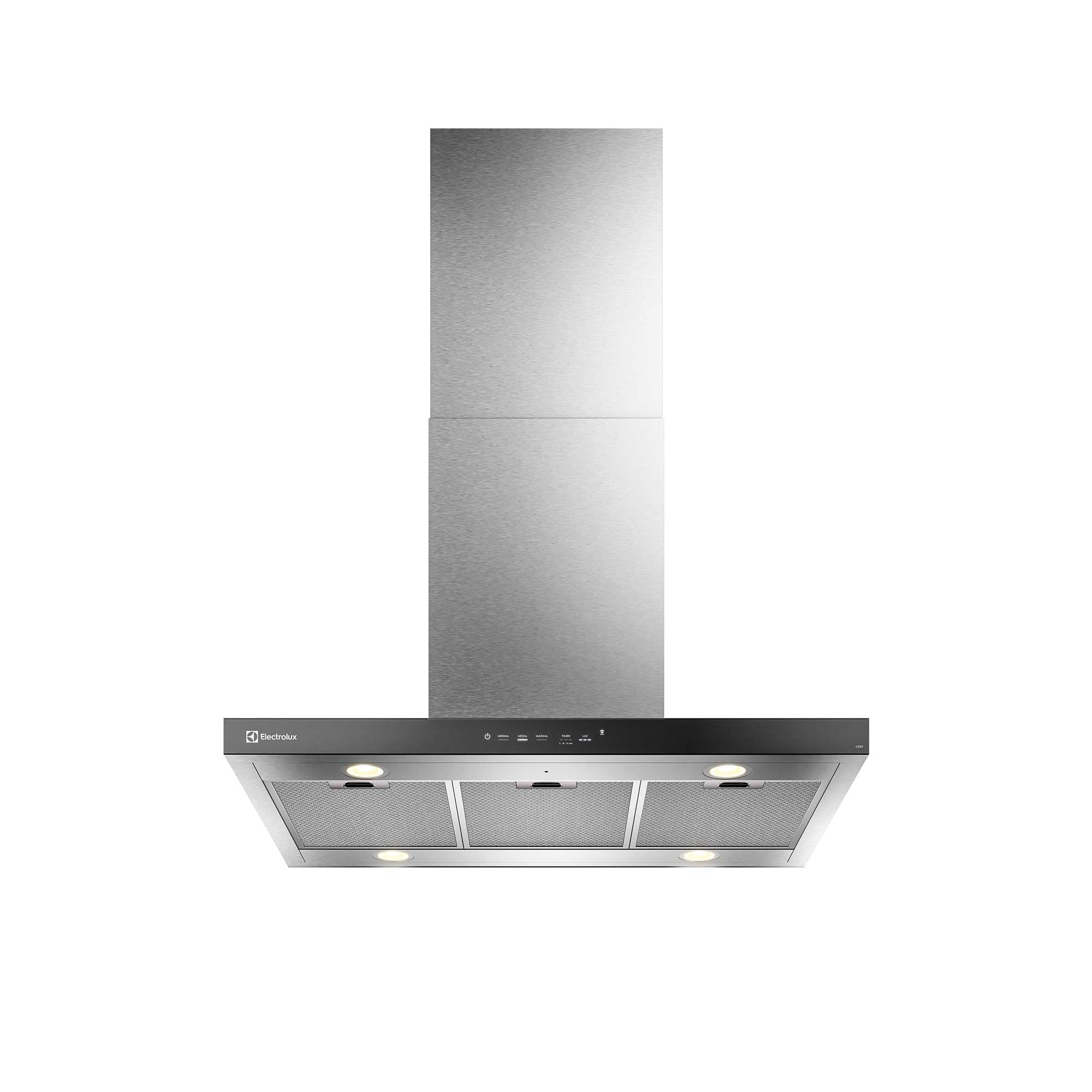 Campana Cocina Decorativa Electrolux Isla 90cm Timer Ce9if