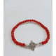 thumbnail image 3 of Pulsera piedras rojas nudo brujas elástica, 3 of 3