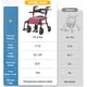 thumbnail image 5 of Andadores plegables para personas mayores con asiento HOMLAND R12 de 300 libras, 5 of 9
