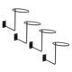 thumbnail image 2 of Soporte Para Casco De Metal Soporte De Pared Para Sombrero Bola Peluca Estante Para Colgar Gancho Soporte De Exhibición 4x, 2 of 5