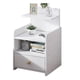 thumbnail image 1 of Mesa De Noche Clásica Con Cajón Blanco Dormitorio, 1 of 2