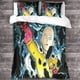 thumbnail image 3 of Juego de ropa de cama de microfibra con funda nórdica de ONE PUNCH-MAN, funda nórdica y funda de almohada con estampado 3D Passion, cierre de cremallera, suave para hombres, mujeres y niños,, 3 of 3