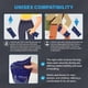 thumbnail image 5 of Bolsas desechables para orinal ROXALACE resellables, 1000 ml, paquete de 12, 5 of 7