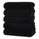 thumbnail image 1 of Pack 6 toalla peluqueria hotel barberia spa gym 35x75 Negra, 1 of 3
