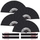 thumbnail image 2 of Ventilador Plegable Grande 4x, Ventilador De Mano De Tela De Nailon Plegable Chino / Japonés, Para Mujeres, 2 of 5