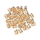 thumbnail image 4 of 100 Piezas Rastas Perlas Clips De Metal Anillos De Pu?os Para Trenzas Cabello Trenzado Estilo B, 4 of 5