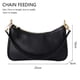 thumbnail image 2 of Bolso de mano tipo clutch con dos correas extraíbles y cierre de cremallera, tipo bandolera, tipo cartera de hombro para mujer, 2 of 7