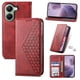 thumbnail image 1 of Funda Flip FOXDOCK para Xiaomi Poco X7 Pro , Estilo Billetera con Diseño Rombo, Correa de Mano y Soporte, Uso Diario, 1 of 6