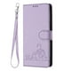 thumbnail image 1 of Funda tipo cartera FOXDOCK para Samsung Galaxy A21 con soporte, ranuras, RFID, diseño de gato, 1 of 5