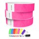 thumbnail image 1 of Pulseras Tyvek Wristco 600 rosa neón a prueba de manipulación, 1 of 7