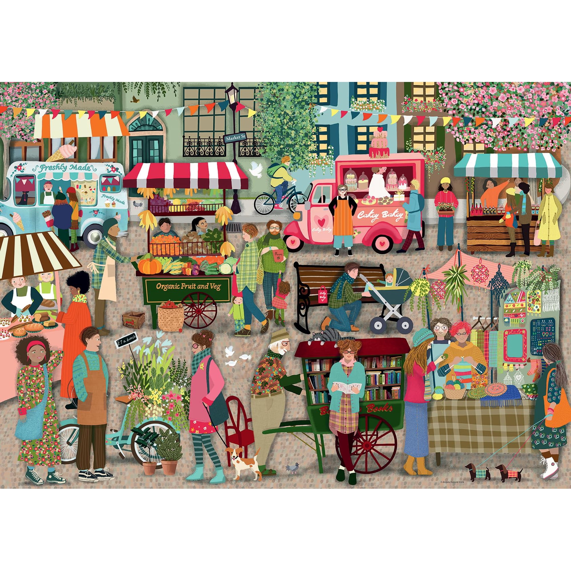 Rompecabezas Ravensburger Street Market 1000 Piezas