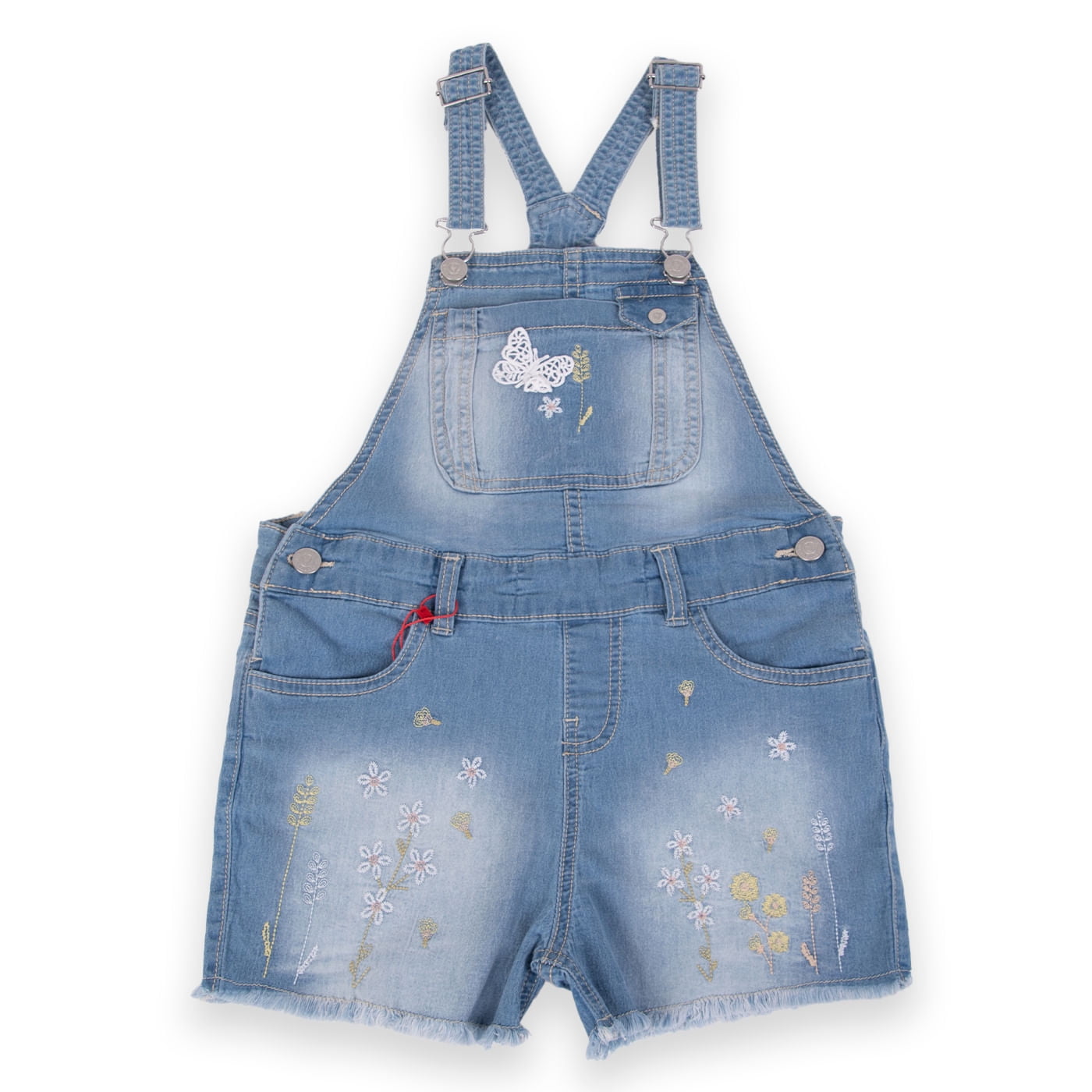 Jardinera Niña Denim Pillin