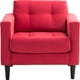 thumbnail image 1 of Sofa Retro 1C Felpa 00 Rojo, 1 of 6