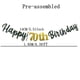 thumbnail image 2 of Banner de cumpleaños MEDIMQC Glitter Happy 70th Birthday, 2 of 8