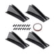 thumbnail image 4 of Difusor De Parachoques Trasero De 4 Piezas, Difusor De Parachoques Trasero De Forma Curvada Para Coche, 15 Cm X 4,5 Cm X 5,5 Cm, Fibra De Carbono, 4 of 5