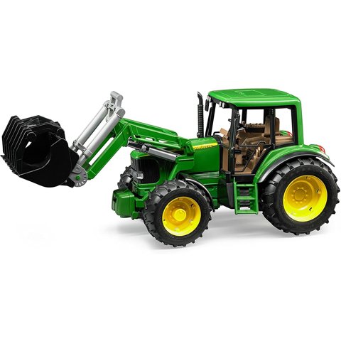 Tractor De Juguete Bruder John Deere 6920 Con Cargador Frontal A Escala 1:16