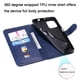 thumbnail image 3 of Funda con Cremallera para Motorola Moto G9 Plus, Carcasa Cartera de Cuero PU con Soporte y Tarjetero, 3 of 5