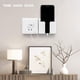 thumbnail image 3 of Soporte de pared para cargador de teléfono móvil (4 unidades), adhesivo negro, para ducha o cama (negro), 3 of 6
