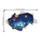 thumbnail image 3 of Creative 3D Halloween Stickers, Broken Window Halloween Wall Stickers, Halloween Pumpkin Lights Horror Stickers, For Halloween Festival, 3 of 5