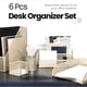 thumbnail image 3 of Set Organizador de Escritorio BLU MONACO Dorado 6 Piezas, 3 of 3