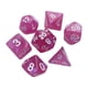 thumbnail image 4 of Juego De Dados Poliédricos De 7 Piezas, Juego De Dados Para Fiesta, Juego De Mesa, Juego De Cartas, Rosa, 4 of 5