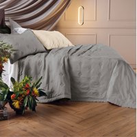 Decomondo - Cubrecama Altenburg Diamond 2 Plazas Cinza Scala