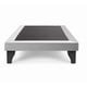 thumbnail image 2 of Base de cama europea 1.5 plaza 105x190 con Respaldo al piso Lino gris claro, 2 of 3