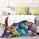 thumbnail image 4 of Monsters University anti-pilling, suave, ligera, esponjosa y acogedora de lujo para hogar y cocina – Perfecta para niños y adultos,130X150cm, 4 of 6