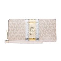 Cartera Michael Kors Continental Grande Jet Set Travel Oro Pálido