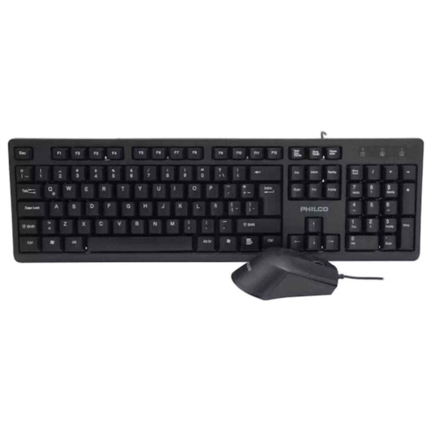 Philco - Kit Teclado Y Mouse Inalambrico Usb Negro Spt6354 Pro