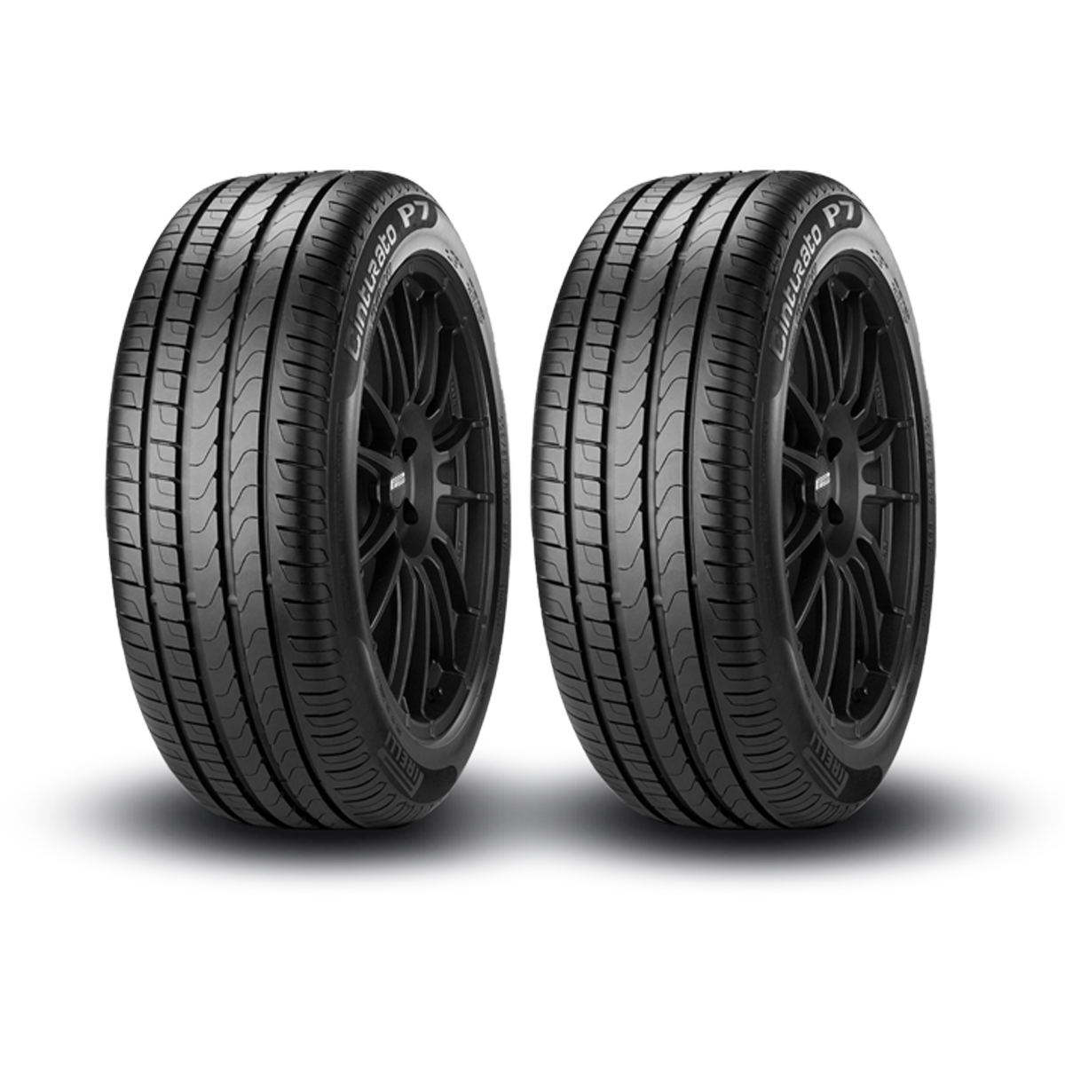 Pirelli - Set 2 Neumaticos 205/55 R16 91W Cinturato P7 Rft *