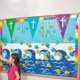 thumbnail image 2 of Bandera de banderines Fun Express Fe Arcoíris 30 m 48 piezas con cruz, 2 of 3