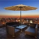 thumbnail image 1 of Lámpara LED Holiday Bright Lights con forma de paraguas, 208 bombillas, color blanco, 1 of 1