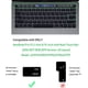 thumbnail image 2 of Funda protectora ultrafina con degradado azul para MacBook Pro con Touch Bar de 13 y 15 pulgadas (modelos A2159, A1989, A1990, A1706 y A1707) (2019, 2018, 2017 y 2016) (azul degradado), 2 of 7