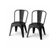 thumbnail image 1 of Pack 2 Sillas Infantil Estilo Tolix - Negro, 1 of 3