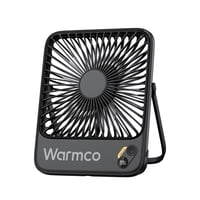 Ventilador De Viaje Portátil Warmco De 10000 Mah Con 10 A 24 Horas De Funcionamiento, 18 Cm