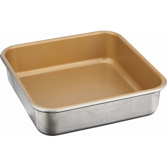 Molde para tartas Nordic Ware Naturals de aluminio antiadherente de 9 x 9 pulgadas