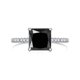 thumbnail image 1 of Anillos de Compromiso de Moissanita de 3 Quilates para Mujer, Anillos de Diamante Corte Princesa S925 de Plata Esterlina Color D VVS1, Opción Ideal para Cumpleaños, Aniversario y Ocasiones Románticas, 1 of 10