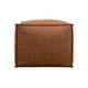 thumbnail image 2 of Pouf Cuadrado Boho Cuero Bonded, 2 of 6