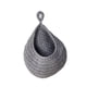 thumbnail image 3 of Cesta Colgante De Pared Con Forma De Gota, Tejida A Mano, Para Cocina, Barra, Verduras, 28 X 35 Cm, Color Gris, 3 of 5