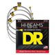 thumbnail image 1 of Cuerdas para bajo DR Strings Hi-Beam de acero inoxidable 45-105, 1 of 9